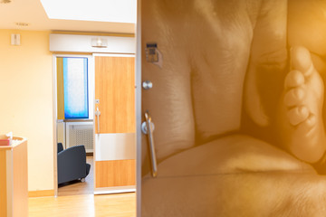 Blick auf Station der Geburtshilfe, Schwangerschaft und Geburt, Evangelisches Amalie Sieveking Krankenhaus, Hamburg-Volksdorf Blick auf Station der Geburtshilfe, Schwangerschaft und Geburt, Evangelisches Amalie Sieveking Krankenhaus, Hamburg-Volksdorf